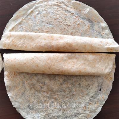 全自动卤肉卷饼机 小型不锈钢单饼机 饼丝机 鑫鹏制造
