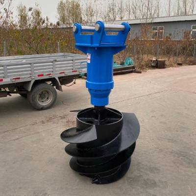 雄达挖掘机液压墩帽成形器圆形桩帽钻孔器混凝土桩帽成形机