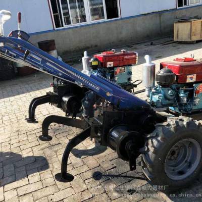 手扶拖拉机绞磨机 柴油拉缆牵引机 5T手扶绞磨机