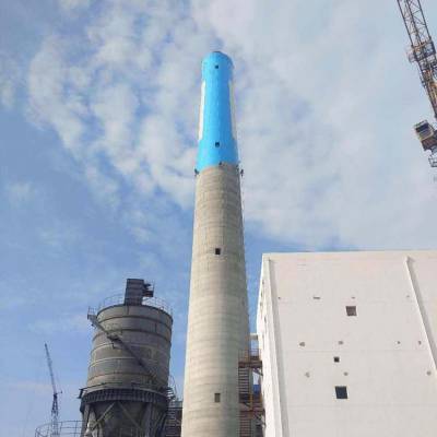100米烟囱内壁防腐脱硫-烟筒防腐刷漆文山专业施工团队