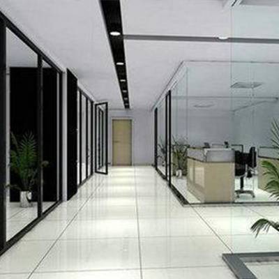 智能调光玻璃办公室隔断-容坤玻璃隔断定制厂家