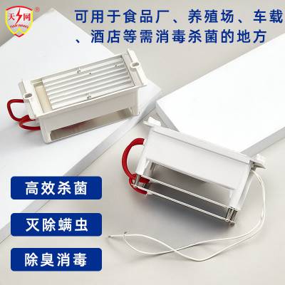 12V10g臭氧发生器离子活氧空气净化器食品厂消毒机臭氧机配件