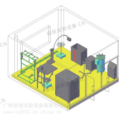 汽车整车淋水试验设备汽车线束连接器防水试验室岳信