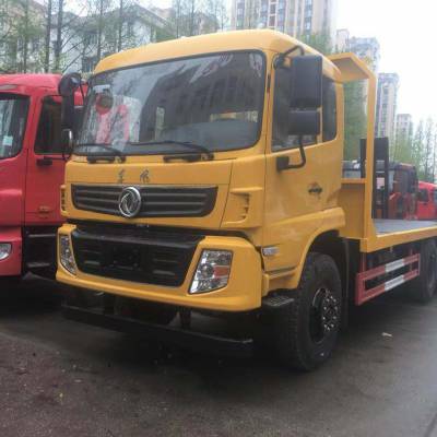 东风后八轮挖机拖车240270马力选配东风后八轮挖机拖板车