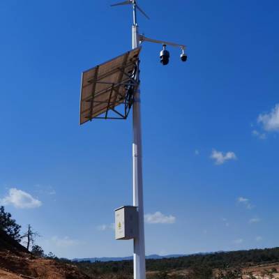 智慧农业太阳能监控系统风光互补带动枪机球机摄像头