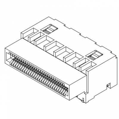 OSFP 112G座子2139120000 UE62-A1020-3000T UE62-A1020-3100T