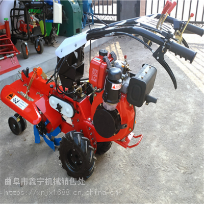 柴油机大葱生姜开沟培土机 草莓手扶式小型起垄机 多功能田园管理机