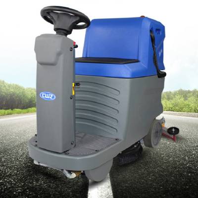 陕西工厂地面清洁用洗地机 威卓驾驶式高性能洗地机
