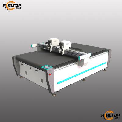 长毛地垫 人造毛料切割机 双头振动刀切割机 cnc数控切割设备