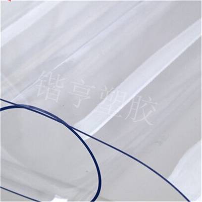 厂家直销 pvc透明软板 超透明软玻璃水晶板 PVC透明薄膜桌布胶皮