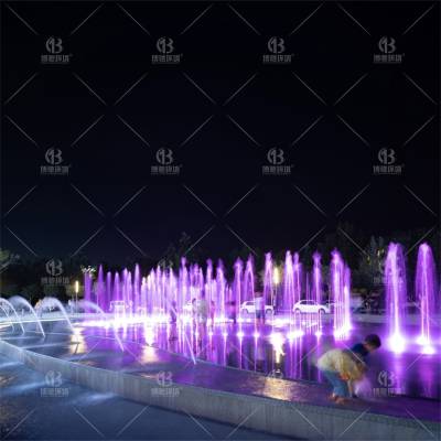 涟漪喷泉设计安装,四川绵阳博驰环境独特创意的设计及研发