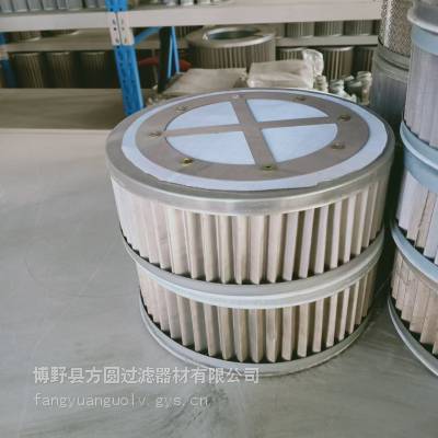 六耳快拆除尘滤芯覆膜防静电除尘滤筒 聚酯纤维材质粉尘回收滤清器