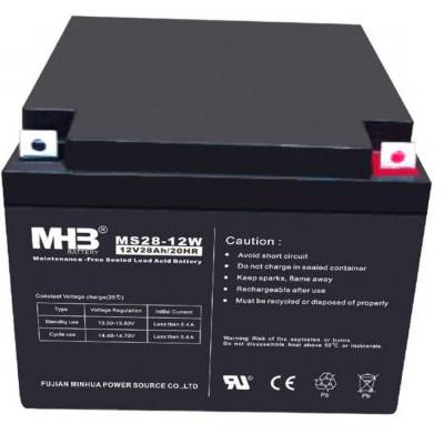 闽华蓄电池MM65-12 MHB免维护铅酸电池12V65AH/10HR高压配电柜