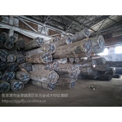 张家港一手货源供应非洲鸡翅木原木 非洲崖豆木原木