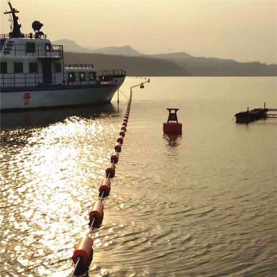 FT400-1000塑料浮筒 鸭绿江水上警戒线浮标 拦船浮球