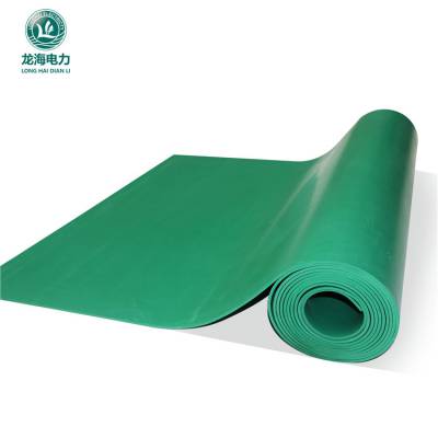 绿色绝缘橡胶垫/5mm厚绝缘胶垫供应