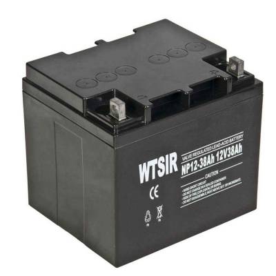 WTSIR蓄電池NP 12-38 12 V 38 AH機械室UPS/EPS無停電電源