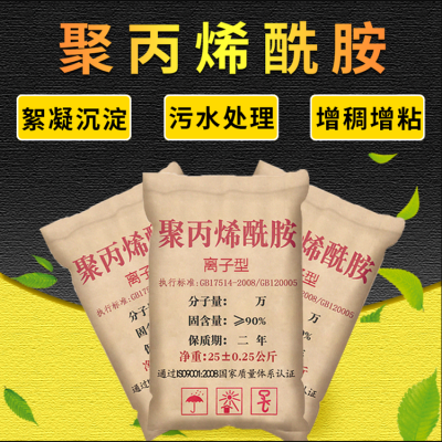 阴阳离子聚丙烯酰胺 工业污水处理剂 支持定制 净水速凝剂