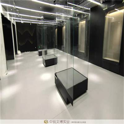 博物馆钢结构展示柜制作 中锐文博陈展柜定制