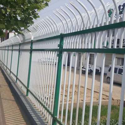 市政道路隔离护栏 恺嵘易运输便宜 锌钢浸塑护栏 广东武汉锌钢护栏厂家