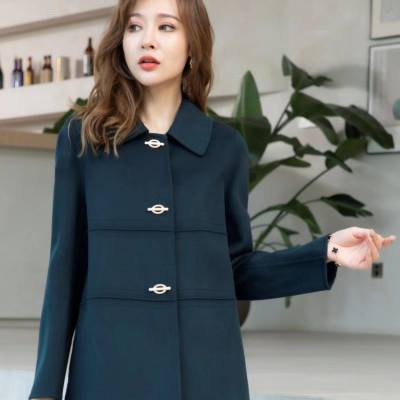 武汉品牌折扣女装娅格国际羊绒大衣衣服服装羊绒大衣女装大码