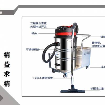 鲁亿吸尘器 多档位开关吸力强不锈钢尘桶坚固耐用