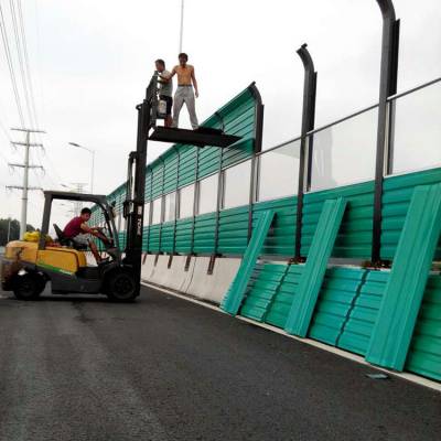 天津高架桥隔音墙 空气能降噪声屏障 高速公路消音屏