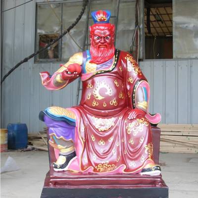 刘猛护国将军图片 虫王刘猛神像 苗王佛像 水草马明王脱胎佛像 大王