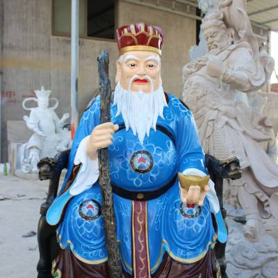 铜雕观音。大黑天财神，雕塑佛像