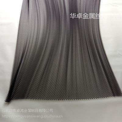 304不锈钢金属窗帘 6.0mm圆孔黑色装饰垂帘