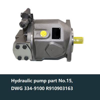 Hydraulic pump part No.15, DWG 334-9100 R910903163