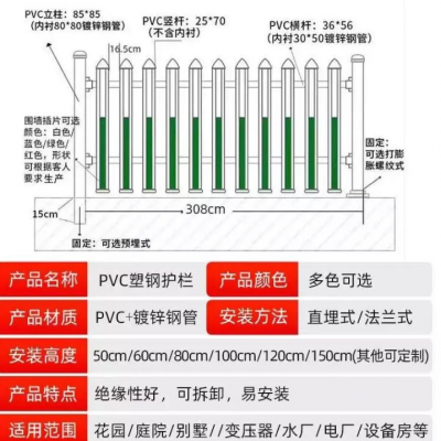 山东济南塑钢护栏制品有限公司:PVC变压器护栏，箱变护栏，塑钢护栏厂家