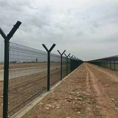 青岛机场防护网 铁丝网围栏 机场场地隔离网