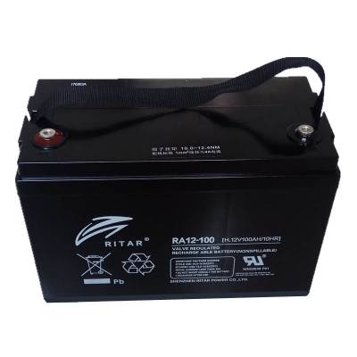 瑞达蓄电池RA12-100铅酸免维护蓄电池12V100AH机房UPS不间断电源 现货供应