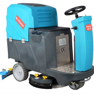 西安高科技产业园工厂保洁拖地机 凯叻驾驶式洗地机HY70哪里买