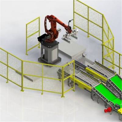 怀仁码垛机器人应用_码垛机器人_进口KUKA机器人码垛机