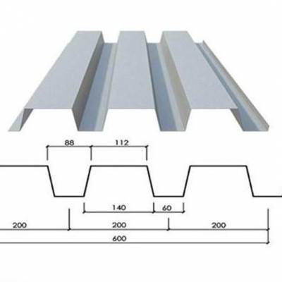开口楼承板YX75-200-600***江苏钢中杰压型板厂