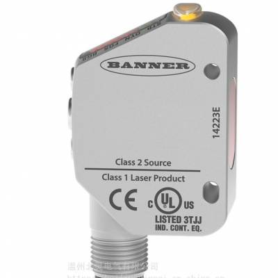 Banner邦纳光电传感器Q3XTBLD100-Q8-激光对比度传感器