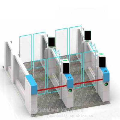 机场自助双重验证速通门防尾随门禁闸机可识别多种护照