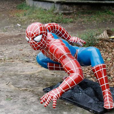 蜘蛛侠雕塑材质介绍，动漫蜘蛛侠人物雕塑