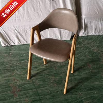 惠州茶饮店家具定做_实用好看系列A字仿木椅子