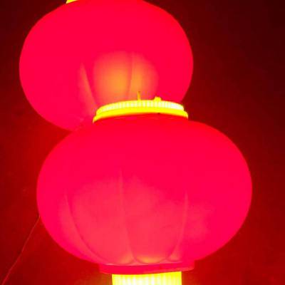 雄县LED灯笼景观灯 安新亚克力中国结led灯 红色节日灯中国梦