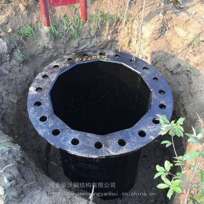 【华沃】农网改造电力线路架线钢杆 10KV35KV66KV输电钢管杆 电力钢杆厂家