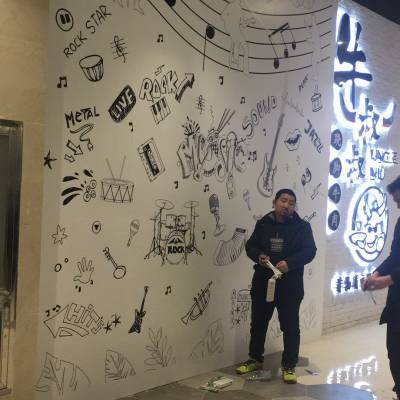 魔法音乐触摸墙地面互动投影雷达感应神笔画画幼儿ar早教互动装置