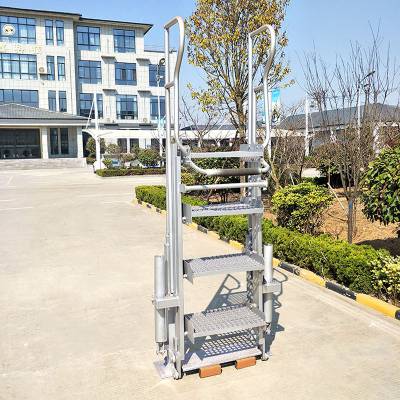 华鑫鹤管活动梯三步四步五步顶部装卸专用通道可折叠槽车化工梯子
