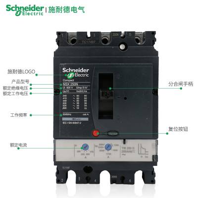SchneiderܿǶ·NSXϵNSX100N TMD 100 3P3D DǼܵ100A
