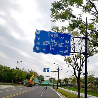 道路交通标志杆 高速F型悬臂杆 热镀锌龙门架 精工打造