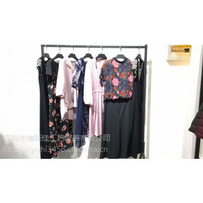 寇玲大码女装连衣裙批发女装实体店货源批发走份休闲多种款色
