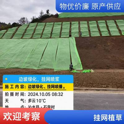 郁林客土喷播 护坡喷锚 挂网喷播复绿施工 耐雨水风侵蚀牢固透气