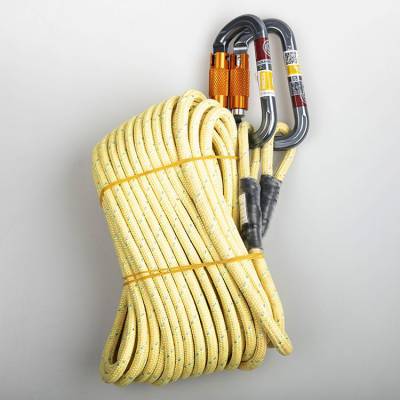 消防员应急逃生自救安全绳索防火阻燃芳纶绳反光夜光凯夫拉绳